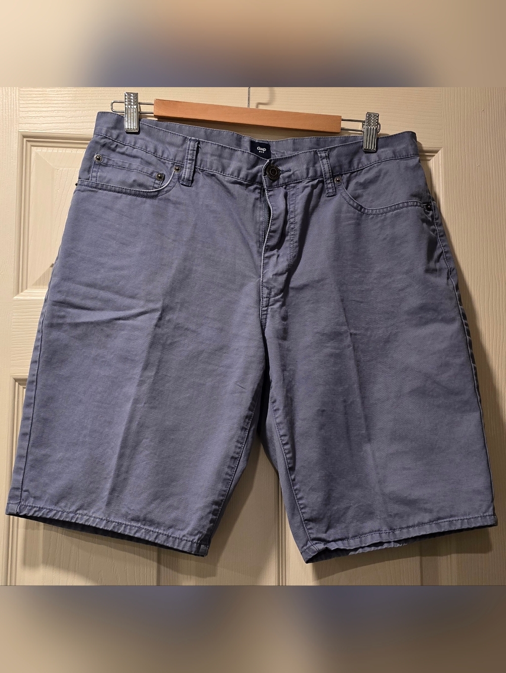 GAP Men's Casual Slate Blue Shorts - Comfort Fit 33waist 10long